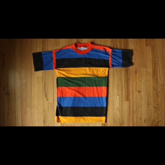 Vintage Other - Vintage 80s Striped Shirt Tyler The Creator Style